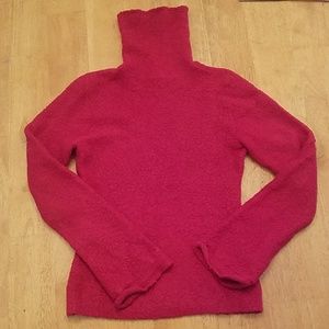 Moda International red pressed wool sweater